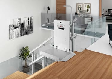 Secur - Plataforma salvaescaleras de tramo curvo